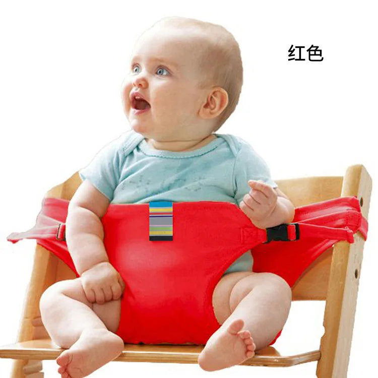 Folding Baby High Seat Strap Portable Kids Baby Chair
