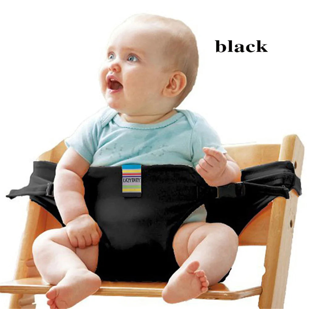 Folding Baby High Seat Strap Portable Kids Baby Chair 