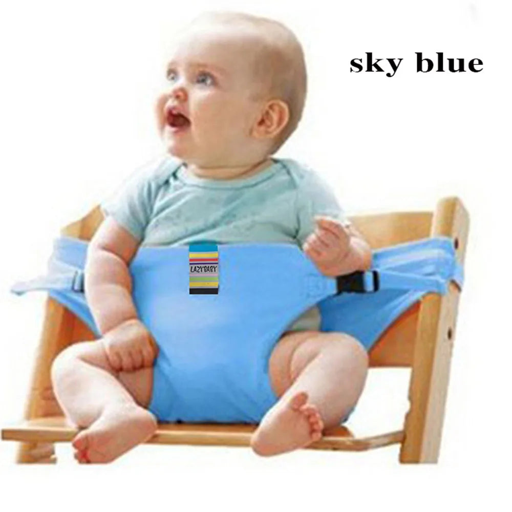 Folding Baby High Seat Strap Portable Kids Baby Chair 